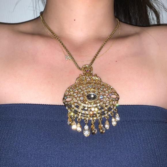 Gold Diamond Necklace - Picture 3 of 3
